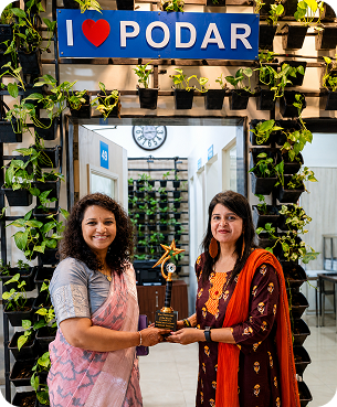 Recognition event at a partner school
